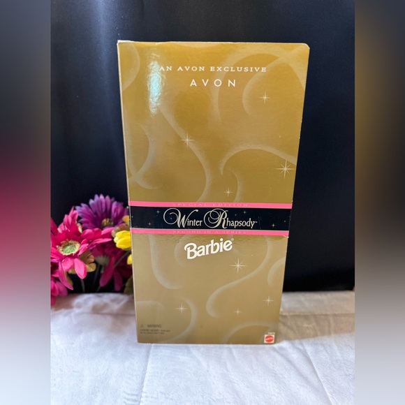 Vintage 1996 Barbie Doll Avon Exclusive Edition Winter Rhapsody Second In Series - Picture 3 of 13